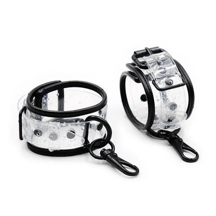 Adjustable Sex Handcuffs - Fetish Hand Shackles BDSM Binding Toys, SM Restraints Exotic Bondage Cuffs, Adult Game for Women