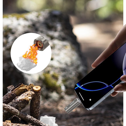 Toocki TG13/14 Type-C Mini Electric Lighter Plug&Play Blow to Light Mobile Cigarette Lighter Flameless Windproof Fast Ignition
