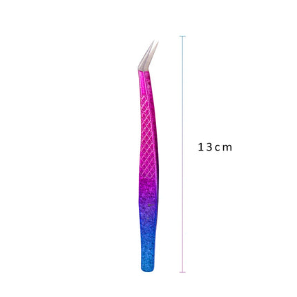 Tweezers Eyelash Extensions Clip Eyebrow Lash Extension Tweezers  Cosmetic Makeup Tools Professional Precision Eyelash Tweezers