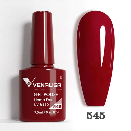 7.5ml Venalisa TPO FREE HEMA FREE Gorgeous Color Nail Gel Polish Long Wear Soak Off UV LED Gel Varnish Nail Manicure Gel Varnish