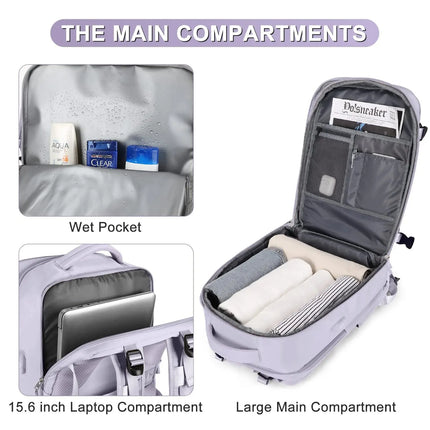 Buylor plecak do samolotu Travel Backpack рюкзак 40x25x17 Airplane Cabin Backpack Carry-On Luggage 14inch Laptop Backpack