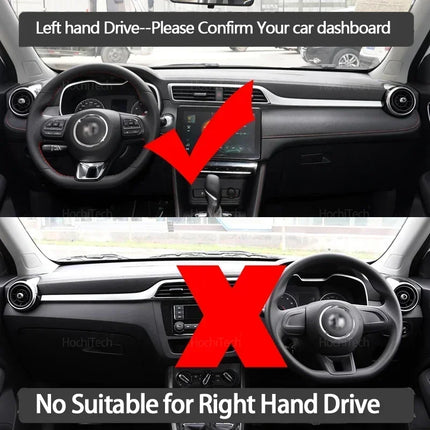 Car Dashboard Cover Avoid Light Pad Instrument Panel Mat Case Carpets for MG ZS ZX ZST Astor 2017 2018 2019 2020 2021 2022