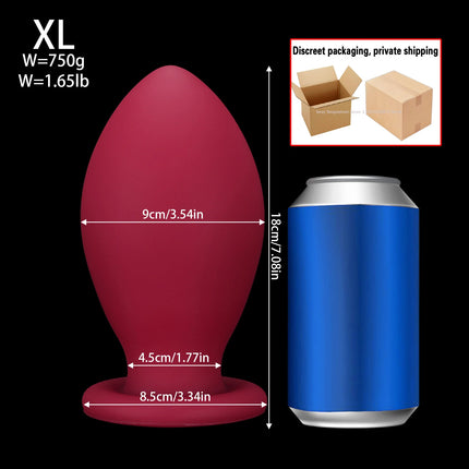 NEW Dragon Egg Anal Plug Xxl Fisting Anal Plug Smooth Silicone Butt Plug Prostate Sex Toy For Women/Men 18 Dilatador Anal Beads