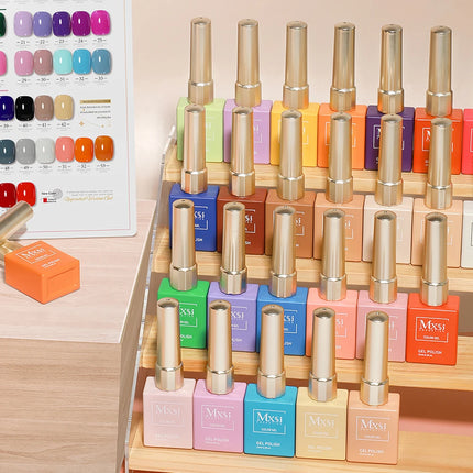 Mxsi Nails Polish 60 Colors Semi Permanent Nail Polish 15ml UV Lamp Nail Polish Hybrid Nail Art Salon Varnish Not Set