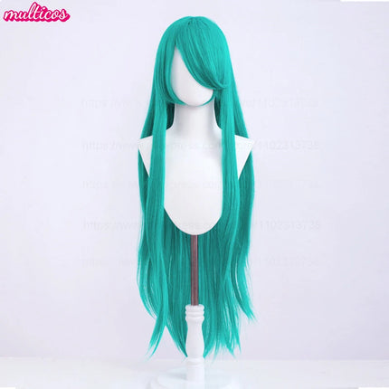 High Quality Anime 100Cm Long Staight Cosplay Wig Black White Red Pink Brown Gold Blue Blonde Purple Heat Resistant Hair Wigs