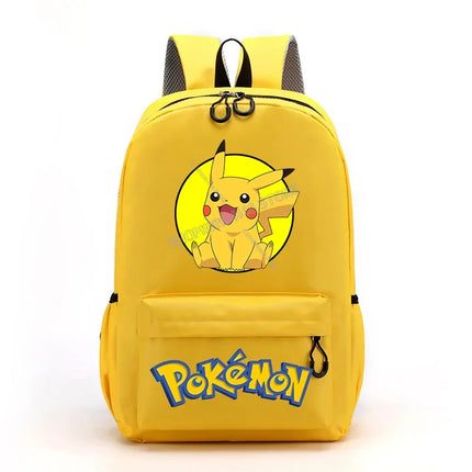 Pokemon Pikachu SchoolBag Primary School Bookbag Large-capacity Kids Backpack Boy Girl Knapsack High-quality Backpack Laptop Bag