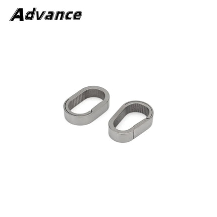 Small Mini Buckle Titanium Alloy Keychain Outdoor EDC Tool Key Ring