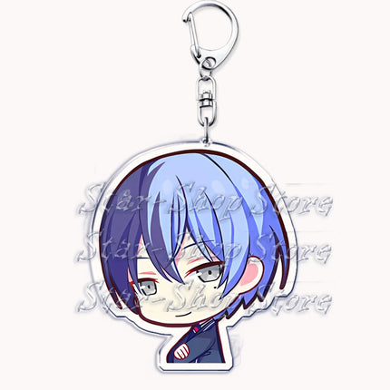 VIRTUAL SINGER Wonderlands Showtime Keychains Keyrings for Accessories Touya Emu Rui Akito Tsukasa Key Chain Jewelry Fans Gifts