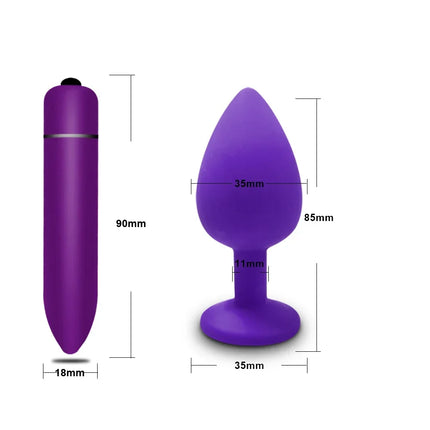 Soft Silicone Anal Butt Plug Unisex Sex Toys Men Prostate Massager Adult Gay Ass Stuffed Anal Trainer Massager for Couples