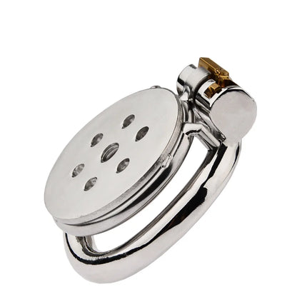 Male Super Mini Chastity Cage Device Stainless Steel Penis Cage Cock Ring Chastity Lock Sex Toys For Men BDSM Sissy