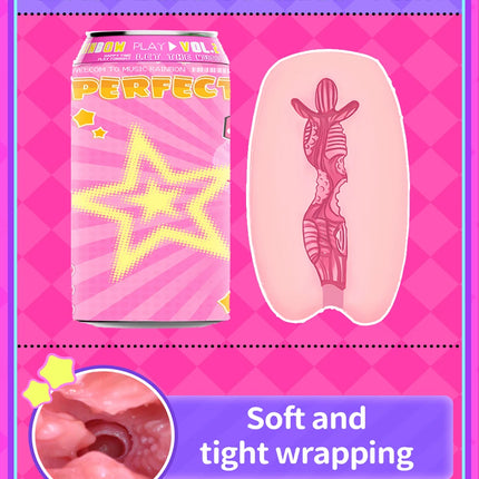 YUU Sex Toys Male Hidden Canned Masturbation Cup VER.2 Soft STPE Artificial Pocket Pussy Masturbators for Men Onahole 7 Colors