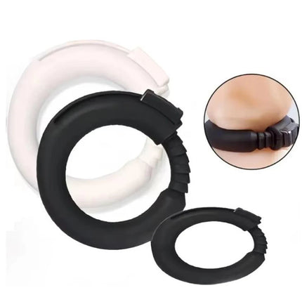 Male Adjustable Silicone Penis Cock Ring Enhancer Prolonging Ejaculation Foreskin Corrector Lock Semen Cockrings Sex Toys
