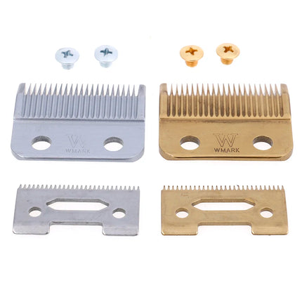 Movable Replacement Blade Professional Hair Clipper Blade Carton Steel Accessories Golden For Choice Golden Screws Hair Trimmer