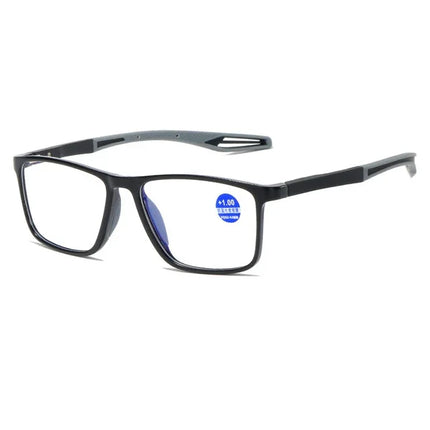 Elastic TR90 Reading Glasses Vintage Flexible Anti Blue Light Far Sight Eyeglasses Women Men Retro Presbyopia Sports Eyewear