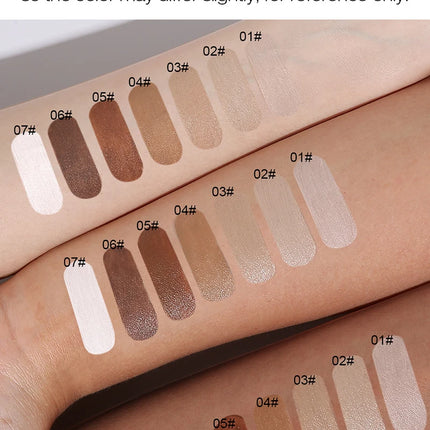 White Liquid Foundation Cosplay Face Makeup Base Long-lasting Waterproof High Coverage Concealer Foundation Makeup for Women