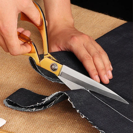 Tailor Scissors Galvanized Alloy Stainless Steel 8/9/10Inch Large Scissors for Clothes Fabric Sewing Scissors Needlework Shears