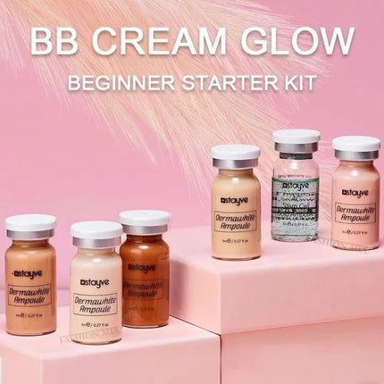 8ml Add Niacinamide/Peptide Stayve BB Glow Ampoule Liquid Foundation Skin Care Serum Essence