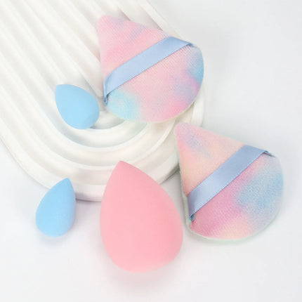 5Pcs Professional Makeup Sponge Set - Soft, Gentle, Multi-Purpose Tools for Perfect Foundation, Powder and Blush Application