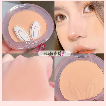 Long ears Monochrome blush white matte cosmetics vitality girl nude makeup natural smudge monochrome blush plate