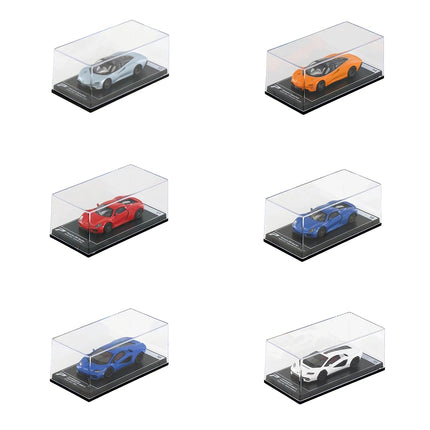 Postercars 1/64 Toy Car Model Lamborghini McLaren Bugatti Koenigsegg Pagani Aston Martin Diecast Vehicle Miniature Free Wheels