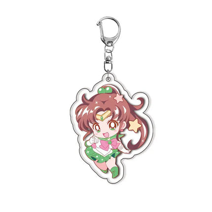 Sailor Moon Acrylic Keychain Usagi Tsukino Chibiusa Anime Cute Charm Pendant Cosplay Gift Collection Kawaii Accessory for Girls