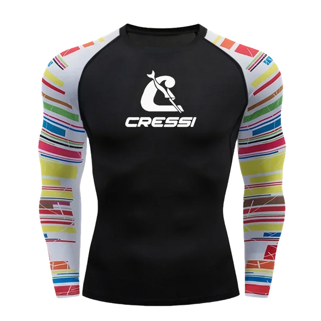 Rashguard Upf 50 Sun Protection Surf Shirt Quick Dry Breathable Swimming Tight T-shirt Summer 2023 Gym Clothes Mens Long Sleeve
