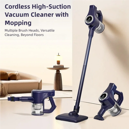 TINSOL 15000PA Wireless Vacuum Cleaner for Home Use, High Suction, Cordless Vacuum, Handheld Vacuum and Mop All-in-One