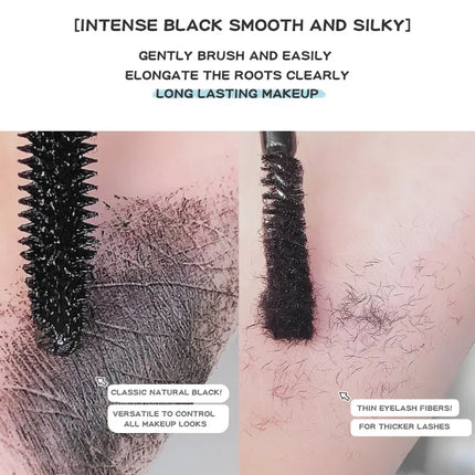 Gege Bear Dream Party Curly Black Sun Flower Mascara Cute Design All Day Long-Wearing Lash-Lengthening Thick Volume Eyelashes
