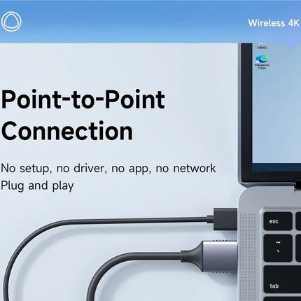 Hagibis Wireless HDMI-compatible Transmitter and Receiver Enterprise 4K Extender Kit Display Adapter Dongle Casting Video Audio