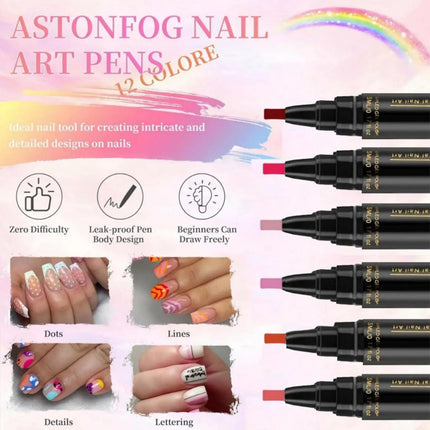 Gel Nail Polishs Pen Nail Polishs Markers Pen Base Top Coat Gel Pen Semi Permanent UV/Led Lamp Varnish Hybrid Color Nail Polishs