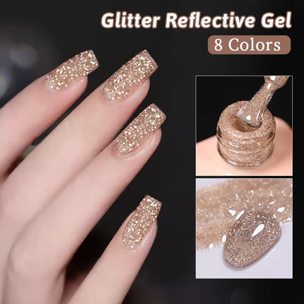 Glitter Reflective Gel / Gel Pailleté Réfléchissant