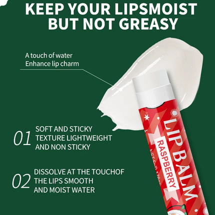 20PCS lipstick Set -5 Taste Christmas Theme Deep moisturizing and lasting moisturizing to create plump and shiny lips