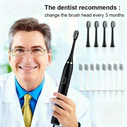 Compatible with Oral B Ultra Electric Toothbrush 3D Rotation Rechargeable Teeth Brush Pressure Sensor 8 Brushing Modes 2 Min Tim