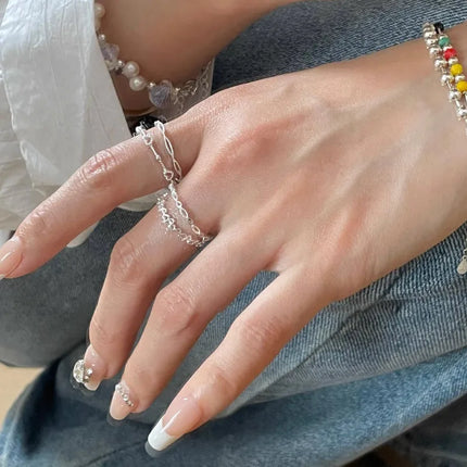 925 Sterling Silver Heart Ring / Bague Argent 925 Cœur Ajouré