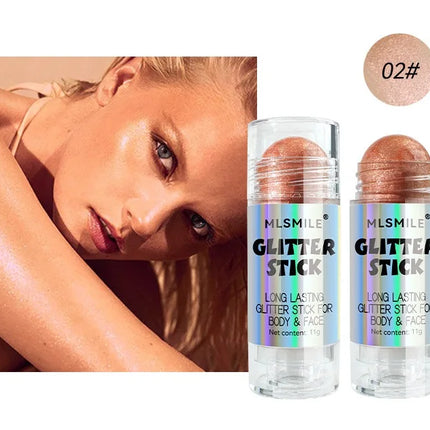 4 Colors Brighten Highlighter Bar Cosmetics Face Contour Bronzer Shimmer Highlighter Stick Body Highlighter Beauty Makeup