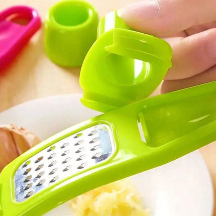 1/2pc Mini Garlic Grinder Creative Garlic Press Kitchen Garlic Mash Manual Garlic Mashing Green Kitchen Gadgets Tool