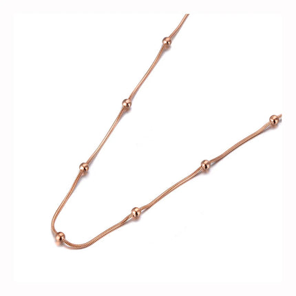 Lokaer Trendy Double Layer Handmade Beads Anklet For Women Barefoot Sandals Bracelet Anklets Foot Gothic Boho Jewelry A21011