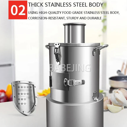 BABEJING Fully Automatic Garlic Processing Machine For Garlic Peelers In Commercial Kitchens