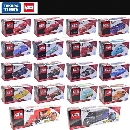 Takara Tomy Cars Lightning McQueen Jackson Storm Alloy car model die-casting collection gift giving classic children's gift toys
