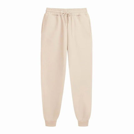 Men's Sweatpants Spring Autumn Fleece Pants Sport Long Pants Casual Drawstring Pockets Trousers Oversize Sweatpants For Men