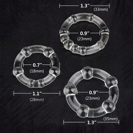 Penis Rings Silicone Cock Ring Semen Male Foreskin Corrector Resistance Ring Delay Ejaculation Peni Rings Sex Toys For Men 18+
