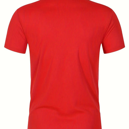 2025 Hot Sale Men's Summer Casual Breathable Comfortable Polo Shirt Men's Solid Color High Quality Short Sleeve T-Shirt