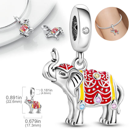 Ancient Egypt's 925 Sterling Silver Guardian Pharaoh&Devil's Eye&Pyramid Sphinx Dangle Charm Fit DIY Bracelet Necklaces Jewelry