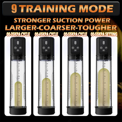 Electric Vacuum Penis Pump Men's Sex Toy Penis Extender Vacuum Pump Sucking LED Display Male Masturbator Sex Toy For Men Adult