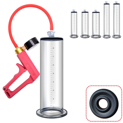 2026 New Acrylic Penis Pump Manual Penis Enlarger Sex Toy For Men Vacuum Pump Male Masturbation Penis Enlargement Trainer Adults