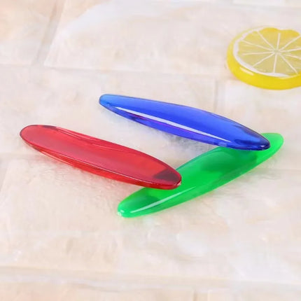 2 Pcs Funny Spinning Around Stone Magic Props Magic Rotating Bar Scientific and Creative Toys Magic Boat Gift Rattleback Rock