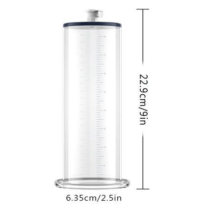 Acrylic Penis Pump 9 in SML XL XXL Acrylic Cup Accessories Sex Toy Tools Pene Enlarger Enlargement Adultos Sexy Toys for Men