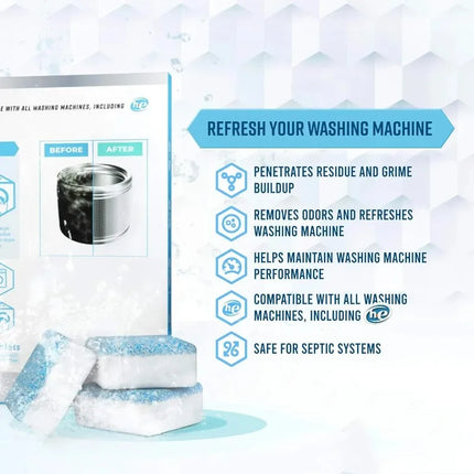 Washer Cleaning Tablets / Pastilles Lave-Linge