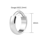 Tit 1.2x10mm / Earrings / Ears|Hoop