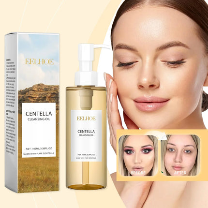 Cleansing Remover Oil Facial Makeup Remover Moisturizing Face Refresher Cleaning Centella Asiatica Extract Vitamin E Oil